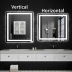 LED Bathroom Mirrors 32"x36" Bathroom Mirror - Image 9