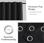 RYB HOME 100% Blackout Room Divider Curtains - Image 6