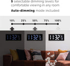 AcuRite 75159M 14.5" Large White LED Digital Clock Inch - Image 2