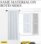 NICETOWN Greyish White Window Curtain Panels - Image 7