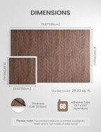 Fluxynara Large Felt Bulletin Board, Cork Board Alternative 70.87'' x 47.24'' - Image 2