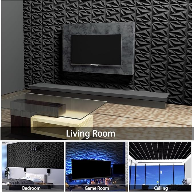 Heikki 30 Pack 3D Wall Panel for Interior Wall Décor, PVC Flower Textured Wall - Image 7