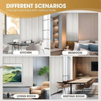 OUZUGIE WPC Acoustic Slat Wall Paneling, Living Room, TV Background, Study Room - Image 7