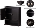 Spirich Bathroom Cabinet Wall Mounted, Wood Hanging Cabinets - Image 5