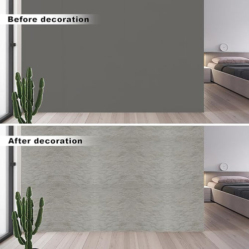 3D Wall Panels - 4PCS 47.2"x23.6" Faux Stone Wall Covering - MCM Modified Clay - Image 2