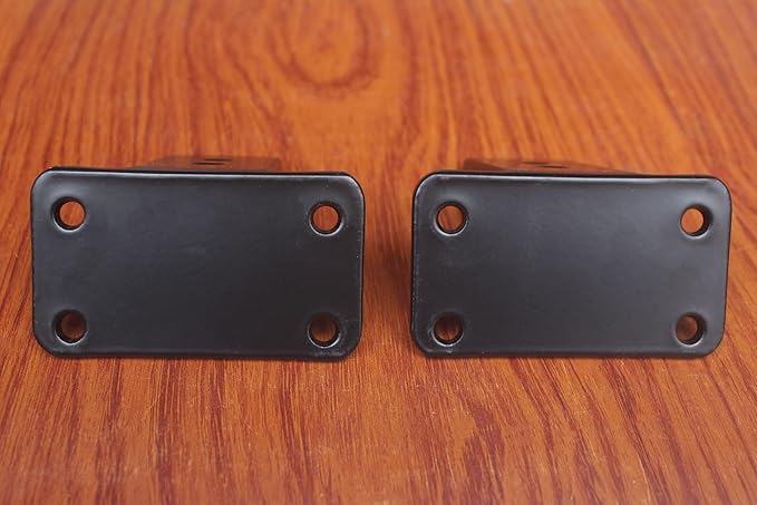 12 Pack - 3 inch Black Hidden L Shelf Bracket Iron Floating Shelf Brackets - Image 4