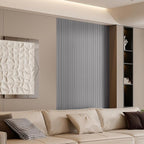 YLL YLL PVC Slat Wall Panel Peel and Stick 236"x 15.7" Faux Grey Wood Grain - Image 3