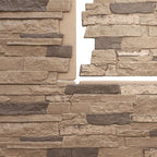 Ekena Millwork 49"W x 25 1/2"H x 1 1/4"D Acadia Ledge Stacked Stone, StoneWall - Image 5