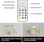 3 Pack Picture Lights for Wall, 13 RGB Color Rechargeable Battery Operated wall - Image 3