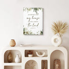 HIWX Christian Wall Decor, as for Me and My House Bible Verses Sage Green - Image 2