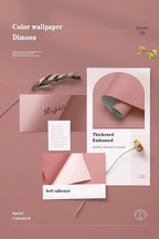 Dimoon 78.7''x17.7'' Pink Peel and Stick Wallpaper Contact Paper Modern Self - Image 4