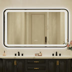 32x55 Inch LED Bathroom Mirror by Unknown