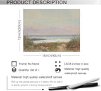 rumlud Beach Landscape Wall Art Vintage Coastal Scenery Posters Retro Nature - Image 2
