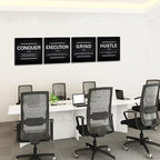 KAWAHONE Grind Hustle Execution Quotes Framed Wall Art, Success Canvas Print - Image 6