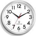 DAXSMY Atomic Wall Clock Analog 12 Inch Battery Operated Modern Decorative by DAXSMY