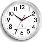 DAXSMY Atomic Wall Clock Analog 14 Inch Battery Operated Modern Decorative by DAXSMY