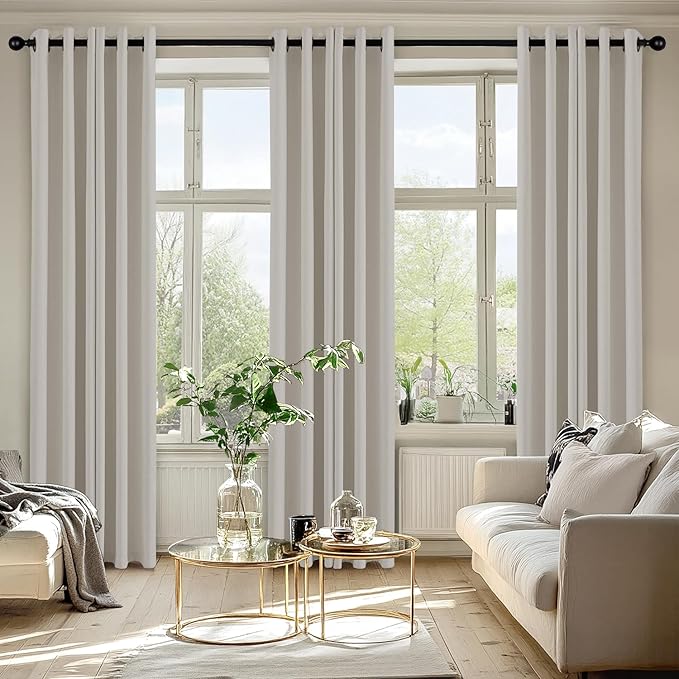 MIULEE Blackout Curtains for Bedroom Living Room 2 Panels, Thermal Insulated - Image 6