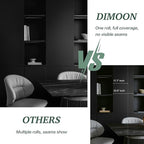 Dimoon 236''x23.6'' Peel and Stick Wallpaper Black Contact Paper - Image 4