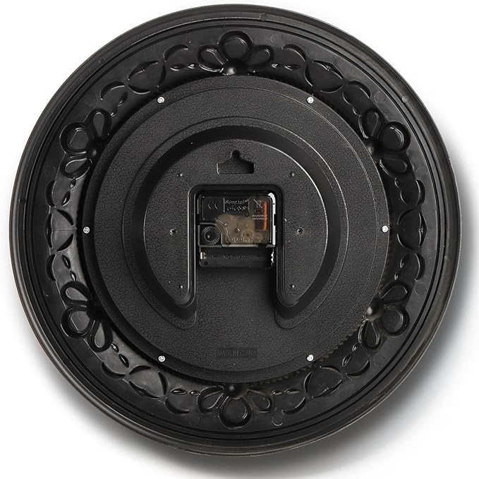 Pumtus Plastic Silent Wall Clock, 13 Inch Vintage Battery Operated Wall Clocks - Image 9