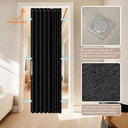 AJAZZ Blackout Sliding Door Curtains - Image 7