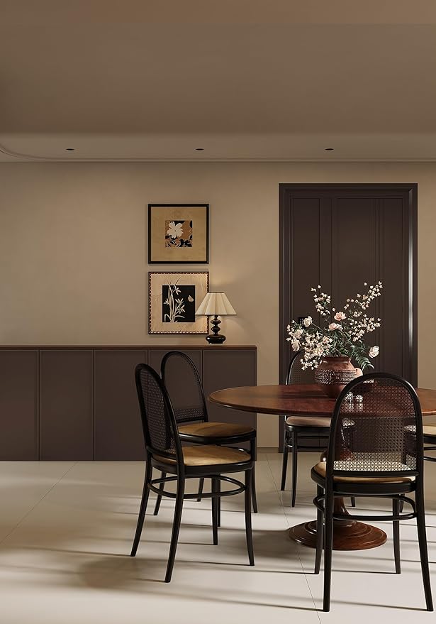 Dimoon 236.2''x17.7''Coffee Brown Peel and Stick Wallpaper Contact Paper Modern - Image 7