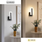Joosenhouse Modern LED Wall Sconces Up and Down Wall Mount Light Black 3000K - Image 7
