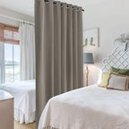 RYB HOME Extra Wide Curtains for Divider Room Separation Soundproof Temporary - Image 4