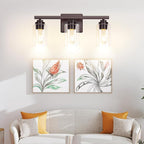 3-Light Bathroom Light Fixtures, Classic Wall Light Fixture - Image 9