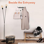 Optish Coat Rack Wall Mount, Wall Hooks - Image 6