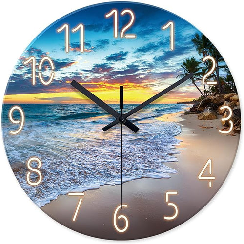 24 Inch Glass Large Wall Clocks by Constantplanet%E6%97%97%E8%88%B0%E5%BA%97