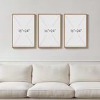 Framed Mid Century Modern Boho Wall Art - Image 9