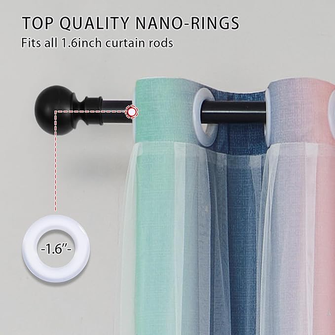 XiDi Pink Grey 84 inchs Long Curtains - Image 4