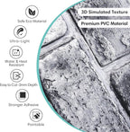 Commomy 3D Faux Brick Wall Panels Peel and Stick - Image 3