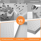 WALMANN Metal Pegboard Panels for Wall Garage Tools Pegboard for Garage - Image 5