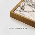 OIQArtOIQ Vintage Landscape Canvas Wall Art Framed Natural Scenery Painting - Image 2
