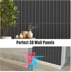 33 Pack 3D PVC Wall Panels 12x12 Inch - Image 4
