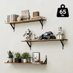 WOPITUES Floating Shelves for Wall 40″W x 8″D, Long Wall Mounted Shelves Set of - Image 3