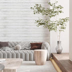 Abyssaly White Gray Wood Paper 35.4 in X 196 in Self-Adhesive Removable Peel - Image 4