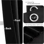 MIULEE Blackout Curtains for Bedroom Living Room 2 Panels, Thermal Insulated - Image 5