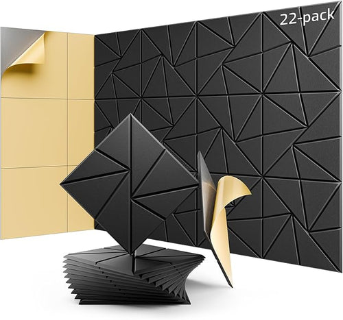22 Pack Acoustic Panels, Sound Proof Foam Panels by LEIYER