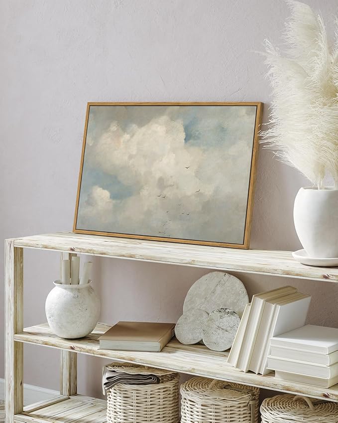 InSimSea Framed Canvas Wall Art Vintage Decor, Home Decor Classical Oil - Image 3
