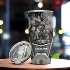 winorax Personalized Mechanic Travel Mug - Stainless Steel Insulated Coffee Tumbler With Lid - 20oz/30oz - Gifts for Birthday, Christmas, Father's Day