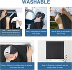 LazBlinds 100% Blackout Door Curtain, No Tools No Drill Cordless Blinds - Image 5