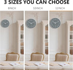 Wall Clock, Silent Wall Clocks Battery Operated 10 Inch Modern Non Ticking - Image 8