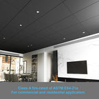 Art3d 10-Pack Smooth Drop Ceiling Tile 2ft x 4ft - Image 3