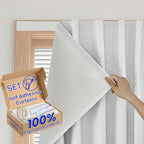 Magic Tape 100% Blackout Curtain by Sovtfides