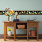 Baroque Floral Wallpaper Border 196x4 Inch Removable Wall Border Peel and Stick - Image 6