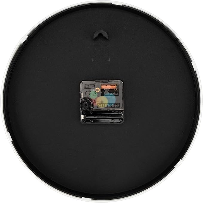 Foxtop 10 Inch Wall Clock Silent Non-Ticking Battery Operated Quartz Round - Image 9