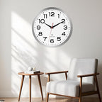 Roymnie Atomic Wall Clock 10 Inch, Modern Clock Battery Operated Classic Analog - Image 7