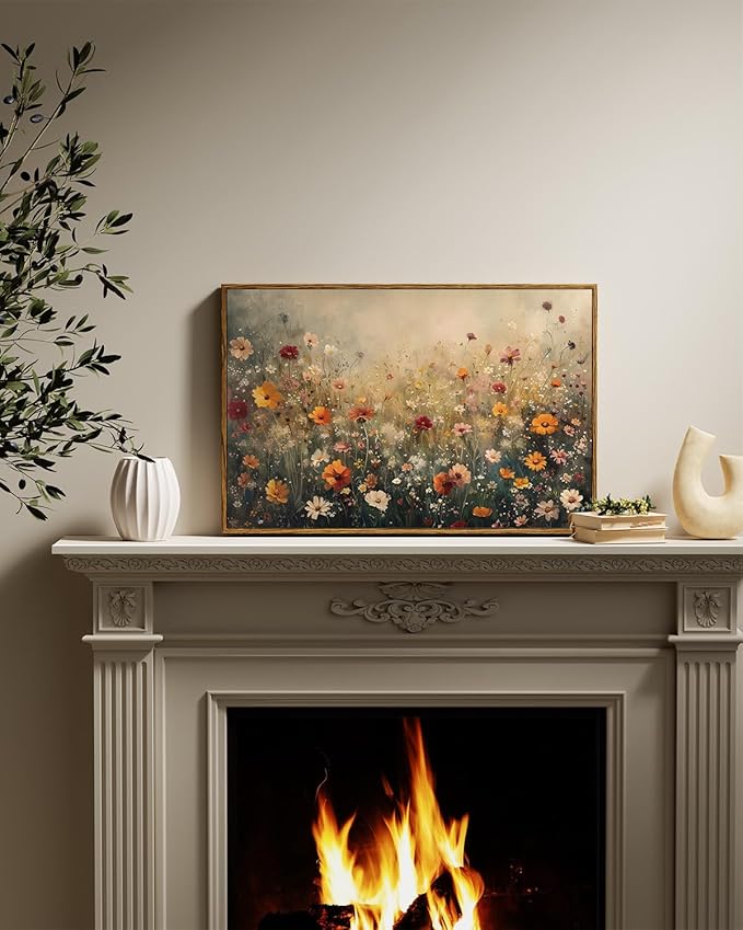 InSimSea Framed Canvas Wall Art Vintage Decor, Wall Decor - Image 4